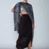 Bustier, Skirt & Dupatta Shrug -Lillys Clothing Shop 008