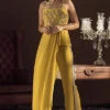 Mustard Pleated Top With Bell Bottom Pants -Lillys Clothing Shop 01 400x603 1ff418df b9e9 44e8 a652 347a308502e2