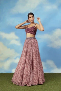 Rose Gold Crop Top Skirt With Embroidered Blouse -Lillys Clothing Shop 075A0305 510x 2x.progressive 85d1efad 9d81 4b85 ae2c 1139df38fbb6