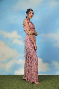 Rose Gold Palazzo Sari With Blouse And Belt -Lillys Clothing Shop 075A9300 510x 2x.progressive 0c62bef7 dcdd 4913 903f 9feb98039c0b