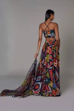 Bustier, Lehenga & Dupatta -Lillys Clothing Shop 083B