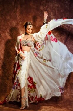 Draped Asymmetric Skirt Set -Lillys Clothing Shop 087 F2 1024x1536 1