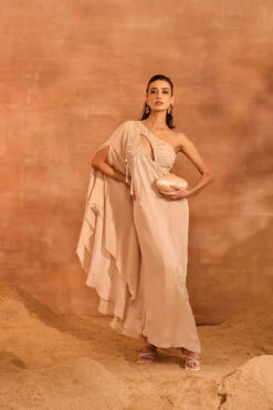 Beige Talia Kurti Set