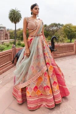 Banarsi Chanderi Lehenga