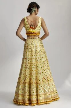 Esha Lehenga Set -Lillys Clothing Shop 1224 Yellow 2