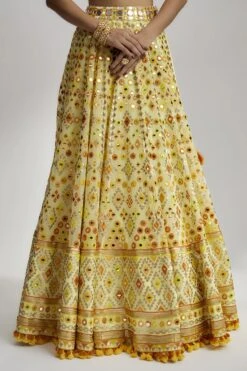 Esha Lehenga Set -Lillys Clothing Shop 1224 Yellow 3