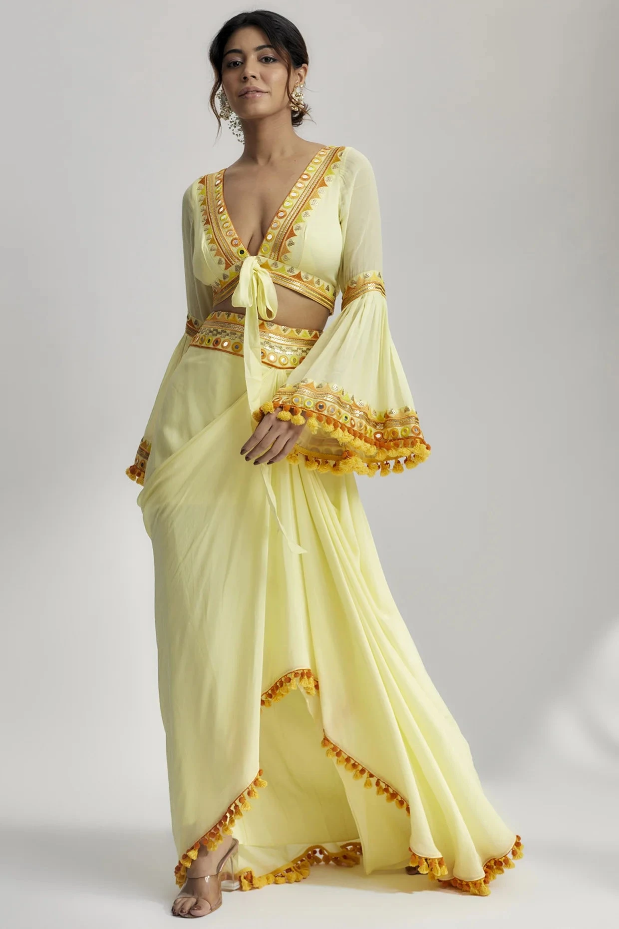 Naira Drape Skirt Set 1 Naira Drape Skirt Set