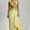 Ruhi Drape Skirt Set -Lillys Clothing Shop 1237 Yellow 1