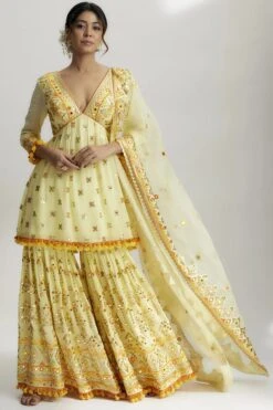 Sophie Peplum With Sharara Set