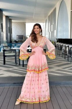 Mallika Singhania In Zohra Peplum With Sharara