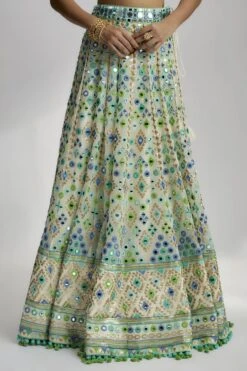 Avantika Lehenga 8 Avantika Lehenga -Lillys Clothing Shop 1275 Ivory 3