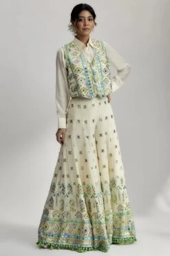 Amara Jacket Set With Flared Pants