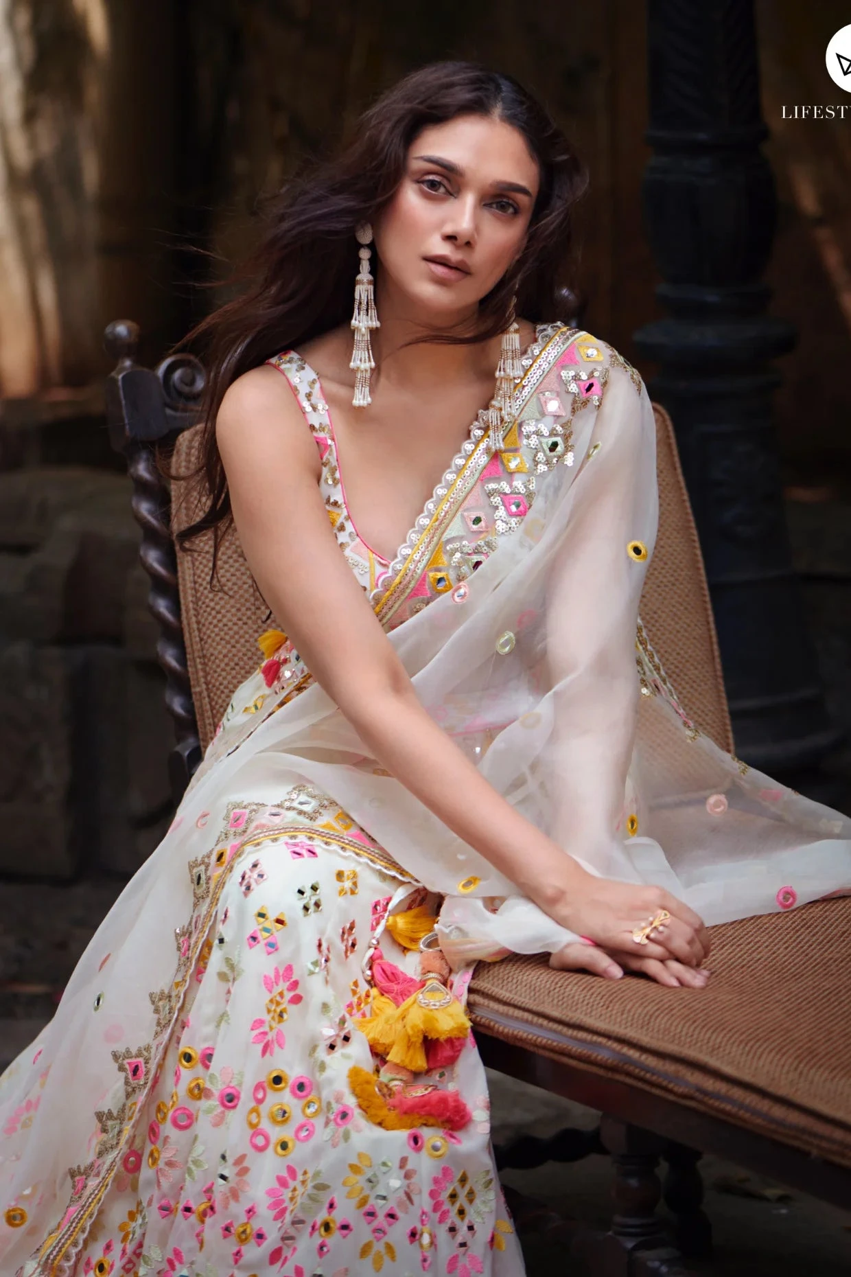 Aditi Rao Hydari In Anika Mela Lehenga Set 3 Aditi Rao Hydari In Anika Mela Lehenga Set - Image 3