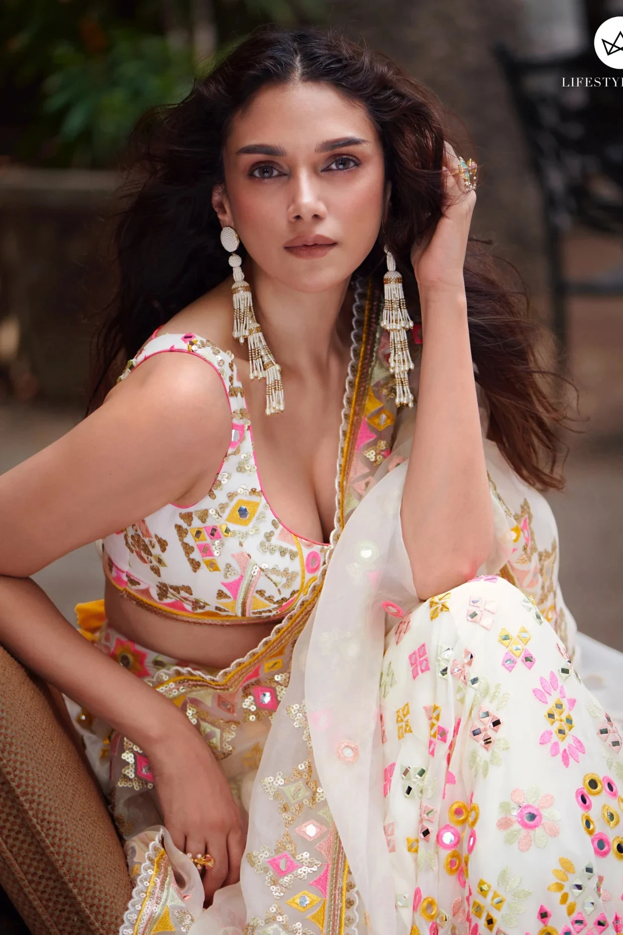 Aditi Rao Hydari In Anika Mela Lehenga Set 2 Aditi Rao Hydari In Anika Mela Lehenga Set - Image 2