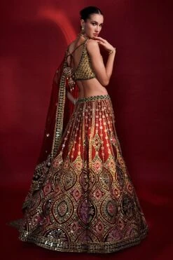 Wine Mirror Lehenga Set 10 Wine Mirror Lehenga Set -Lillys Clothing Shop 1594 11377 1638108109