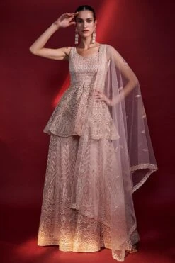 Blush Pink Gota Sharara Set -Lillys Clothing Shop 1597 11404 1638108690