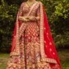Coral Double Dupatta Lehenga Set -Lillys Clothing Shop 1609 11509 1644823566