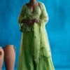 Lime Green Sharara Set