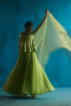 Lime Green Sharara Set -Lillys Clothing Shop 1650 11869 1662836963