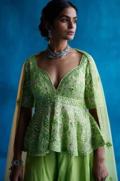 Lime Green Sharara Set -Lillys Clothing Shop 1650 11869 1662836967