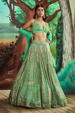 Seagreen Sequin Lehenga Set -Lillys Clothing Shop 1656 11904 1667482307