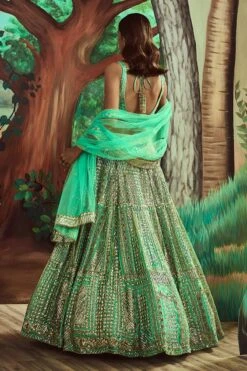 Seagreen Sequin Lehenga Set -Lillys Clothing Shop 1656 11904 1667482315