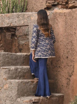 Mulmul Organza Satin Afreen Navy Top With Sharara 11 Mulmul Organza Satin Afreen Navy Top With Sharara -Lillys Clothing Shop 180 700x 191ae94c 49c2 4d10 bfd4 149ebd4c2808