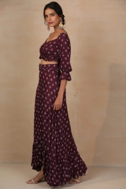 Purple Printed Crop Top And Skirt Set 8 Purple Printed Crop Top And Skirt Set -Lillys Clothing Shop 1A7A0606 1000x1500 601f9052 ef01 4eff 808f 283e15396403