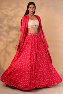 Hot Pink Printed Cape Set -Lillys Clothing Shop 1A7A0972 1000x1500 1683f629 0460 449e bf78 0b1c10ded0fc