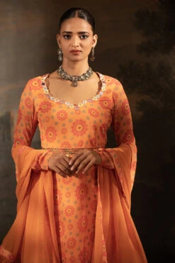 Tangerine Garara Set -Lillys Clothing Shop 1A7A6057copy