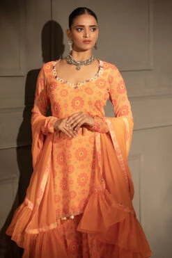 Tangerine Garara Set -Lillys Clothing Shop 1A7A6064copy