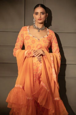 Tangerine Garara Set -Lillys Clothing Shop 1A7A6071copy