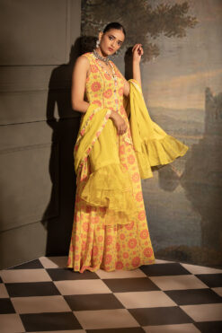 Yellow Sharara Set -Lillys Clothing Shop 1A7A6184copy