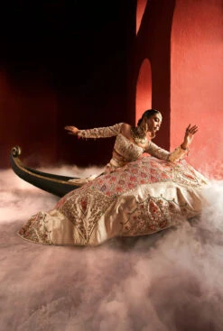 Ivory Jamawar Lehenga -Lillys Clothing Shop 1SToctrobet20239204