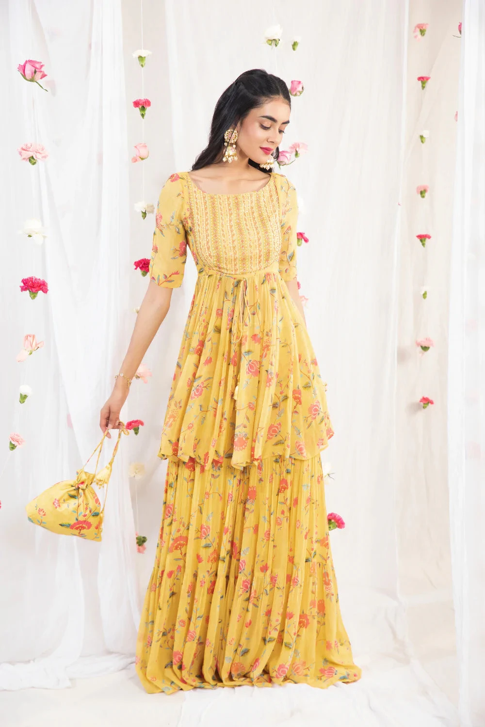 Musturd Sharara Set 1 Musturd Sharara Set