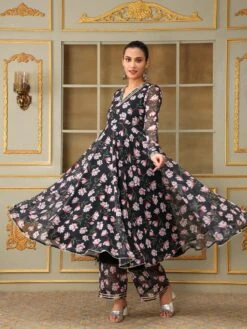 Saadgi Pink Lotus Anarkali Set