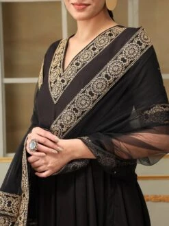 Saadgi Sunheri Lace Black Anarkali Set 13 Saadgi Sunheri Lace Black Anarkali Set -Lillys Clothing Shop 1 3 ba65b428 8c44 4807 8b1f c044cb8ef8df