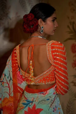 Aqua Gulzar Saree -Lillys Clothing Shop 1 700x 6d2df198 5a8a 40fe a86c e33cb00ae48e