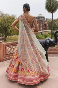 Banarsi Chanderi Lehenga -Lillys Clothing Shop 2 0600843001682681808