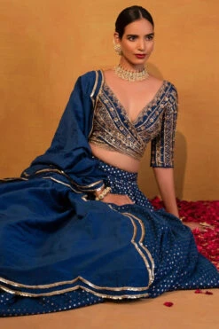 Dark Blue Lehenga Set -Lillys Clothing Shop 21 1000x1500 3d4c1f70 d1ac 4a22 8717 52a9419a1340