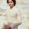 Beige Gold Sherwani