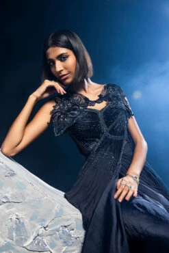 Midnight Blue Cape Saree -Lillys Clothing Shop 230 1024x1024 8bd3fb1d 5db4 4d0a b22e edf867b8ffe7