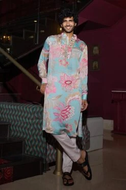 ASAD - Embellished Placket Kurta Set