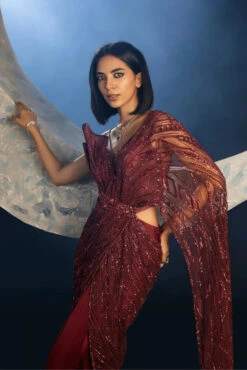 Wine Sizzling Whispers Saree -Lillys Clothing Shop 241 1024x1024 c2fd2241 9562 4bea b6bb 5c887a67eede