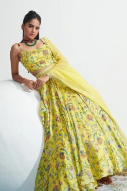 Yellow Satin Organza Daniya Botanical Print Lehenga Set -Lillys Clothing Shop 253 1800x1800 ba902c19 b483 48e5 b927 18d4a3296336