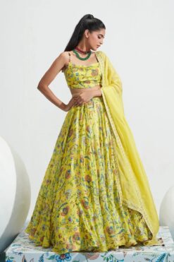 Yellow Satin Organza Daniya Botanical Print Lehenga Set -Lillys Clothing Shop 257 1800x1800 6ec1dcf7 72f6 49ae 9784 a6d3c47c257b