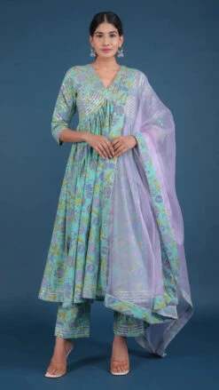 Rohini Cotton Anarkali Set