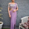 Dream Lilac Drape Saree