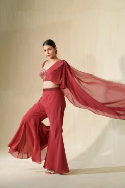 Garnet Rose Handcrafted Sequin And Crystal Shimmer Corset Paired With Flared Pants -Lillys Clothing Shop 3 1024x1024 2x e9cdb77c 5106 4c44 8c9f 3c432b2a71cb