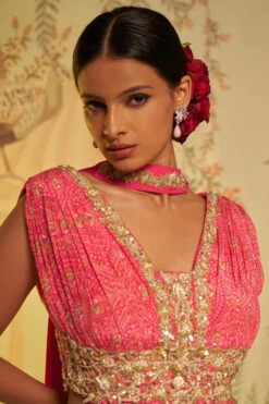 Rani Bandhani Anarkali Lehenga -Lillys Clothing Shop 3 700x 34b2b172 2aba 4085 bba1 b1998ab36ae6